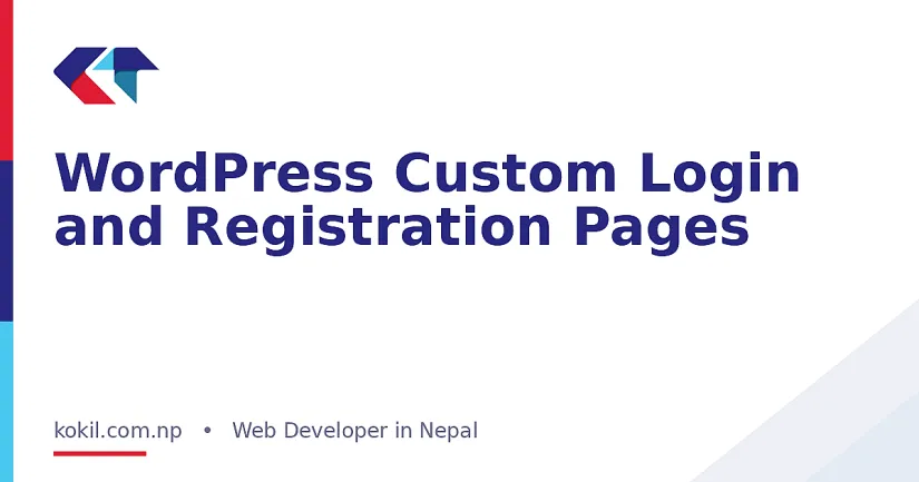 WordPress Custom Login and Registration Pages