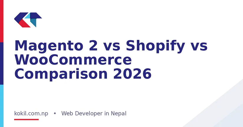 Magento 2 vs Shopify vs WooCommerce Comparison 2026