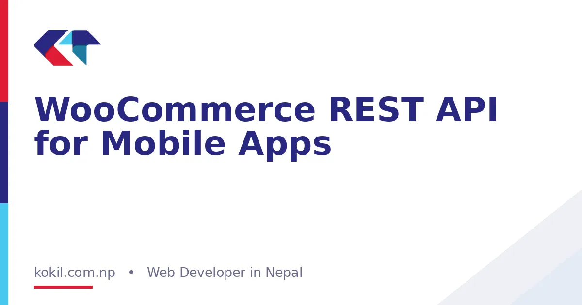 WooCommerce REST API for Mobile Apps