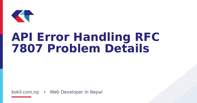API Error Handling RFC 7807 Problem Details