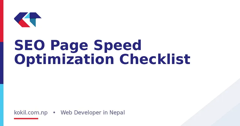 SEO Page Speed Optimization Checklist