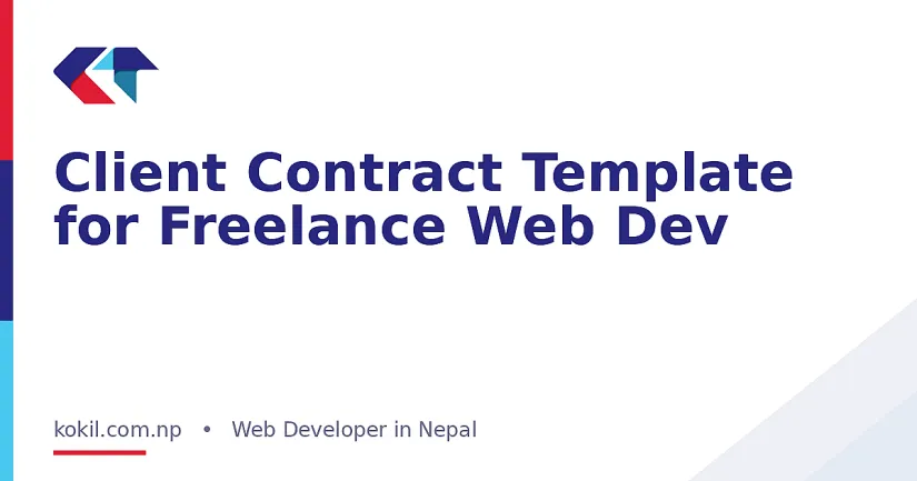 Client Contract Template for Freelance Web Dev