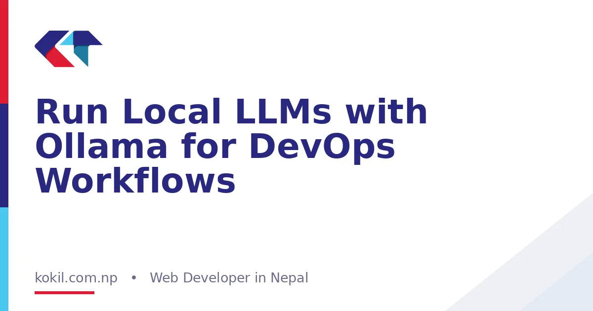 Run Local LLMs with Ollama for DevOps Workflows