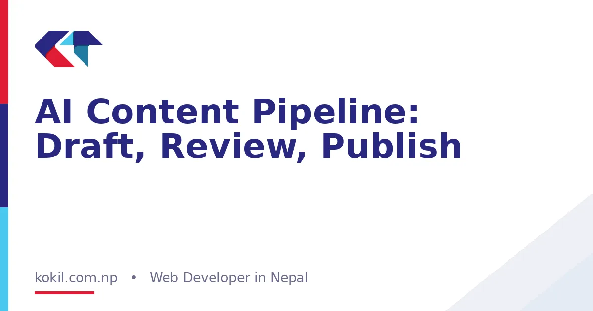 AI Content Pipeline: Draft, Review, Publish