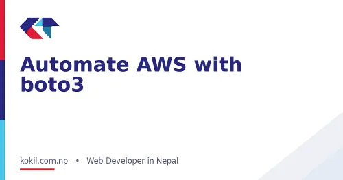 Automate AWS with boto3