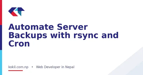 Automate Server Backups with rsync and Cron
