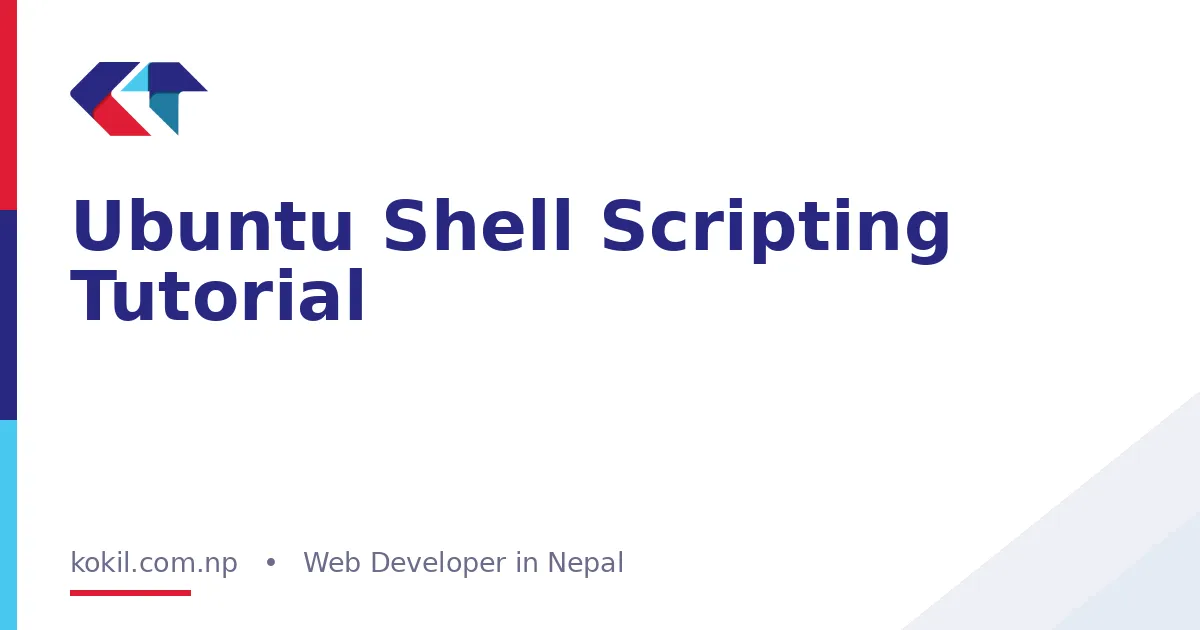 Ubuntu Shell Scripting Tutorial