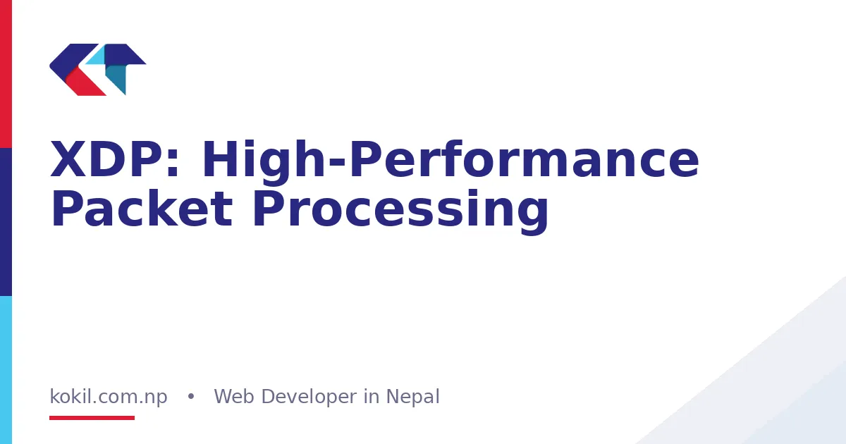 XDP: High-Performance Packet Processing
