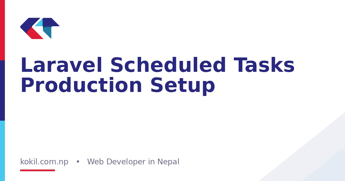 Laravel Scheduled Tasks Production Setup