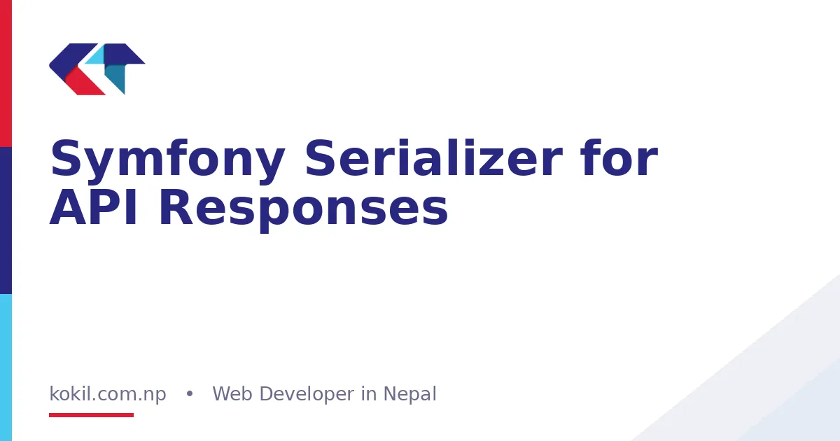 Symfony Serializer for API Responses