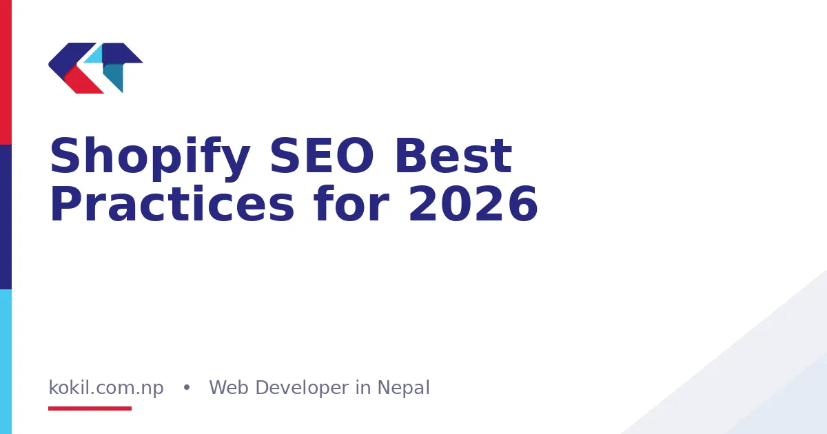 Shopify SEO Best Practices for 2026