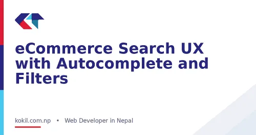 eCommerce Search UX with Autocomplete and Filters