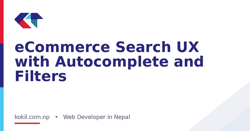 eCommerce Search UX with Autocomplete and Filters