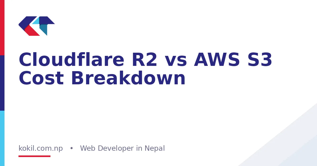 Cloudflare R2 vs AWS S3 Cost Breakdown