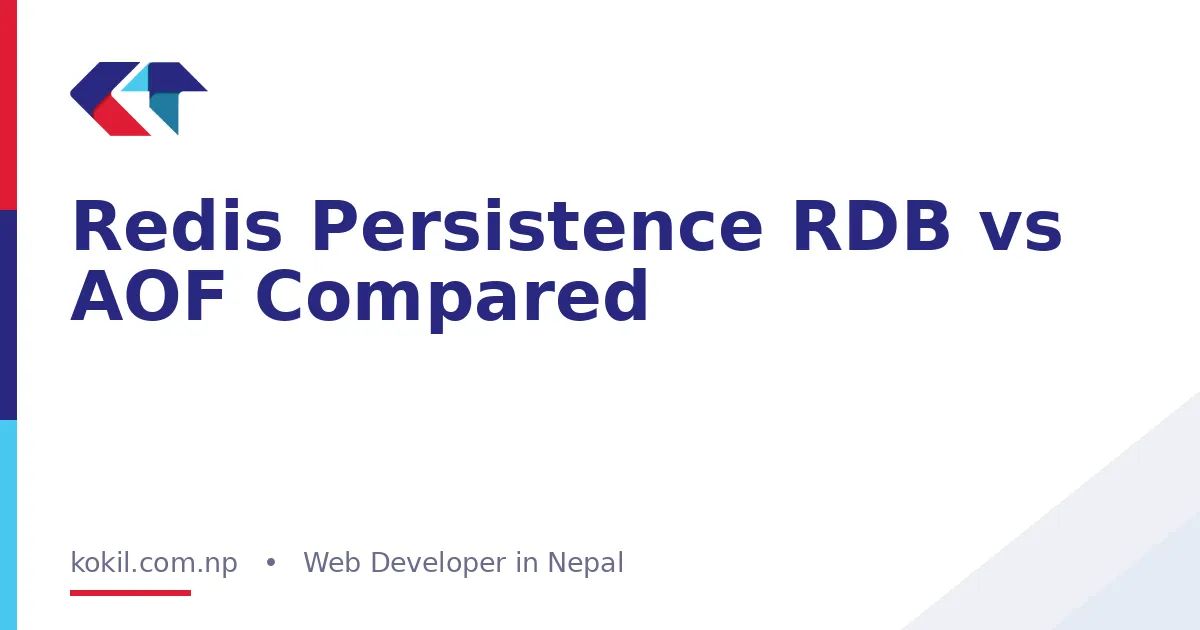 Redis Persistence RDB vs AOF Compared