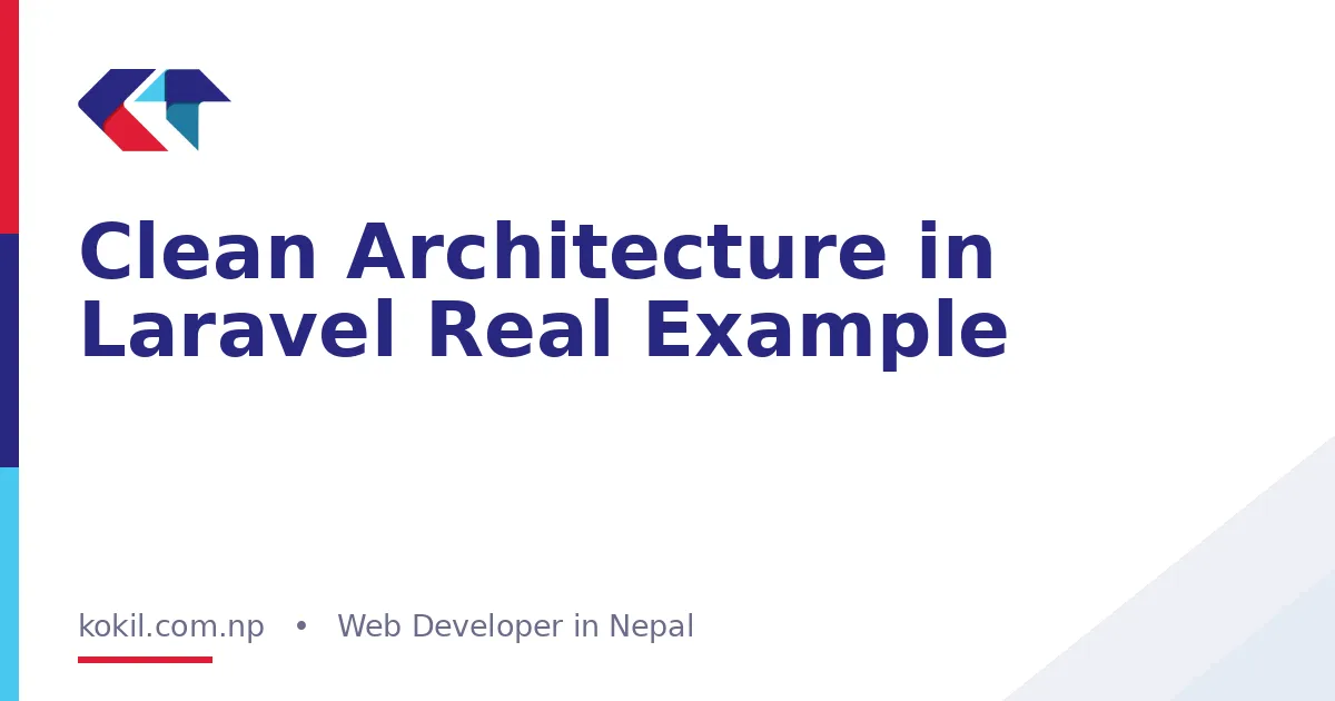 Clean Architecture in Laravel Real Example
