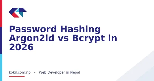 Password Hashing Argon2id vs Bcrypt in 2026