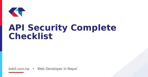 API Security Complete Checklist