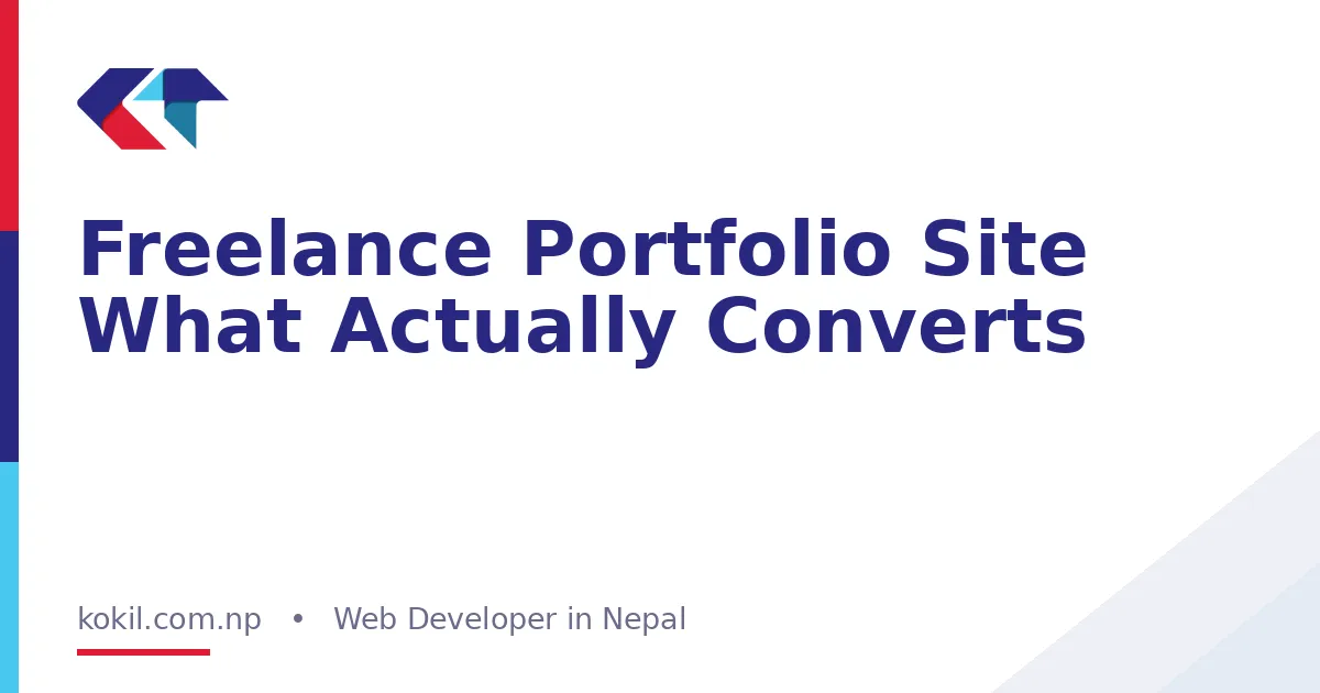 Freelance Portfolio Site What Actually Converts