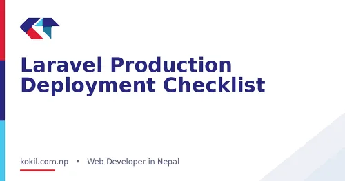 Laravel Production Deployment Checklist
