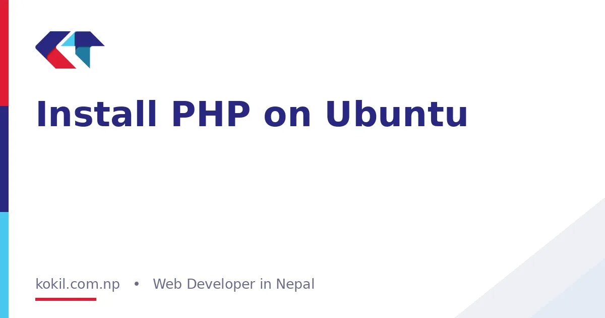 Install PHP on Ubuntu