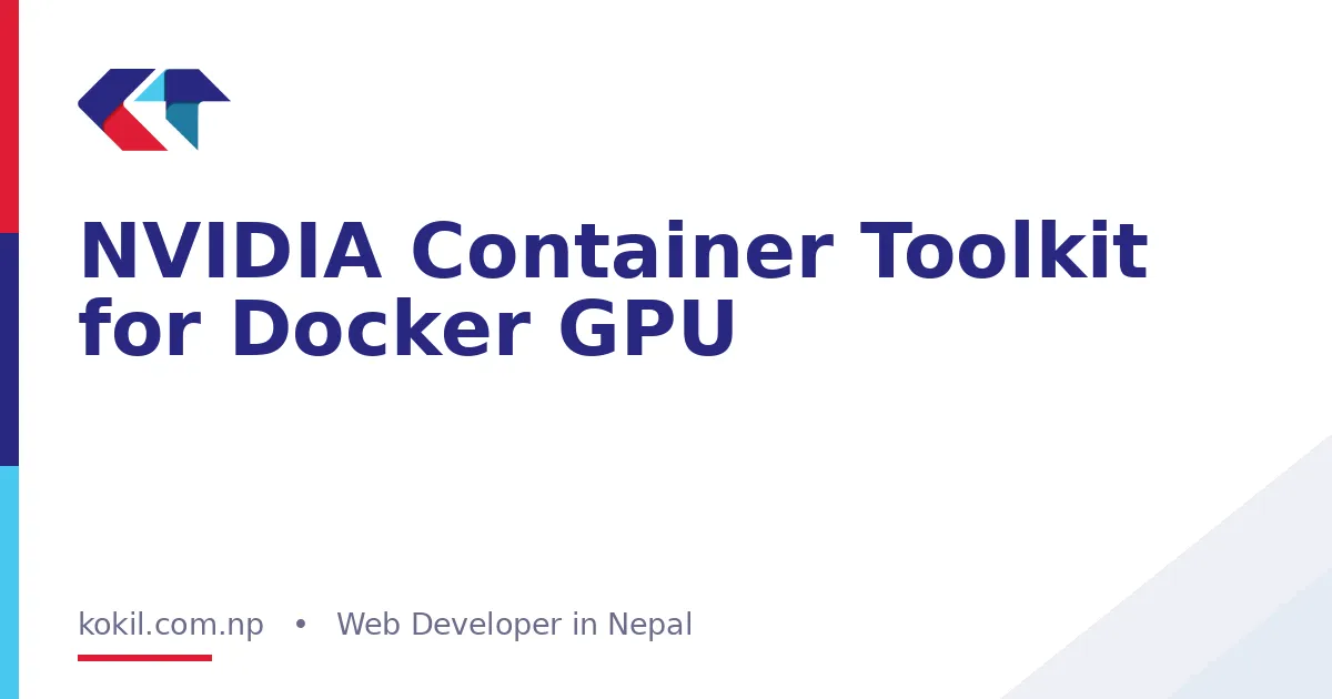 NVIDIA Container Toolkit for Docker GPU