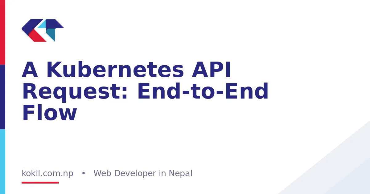 A Kubernetes API Request: End-to-End Flow