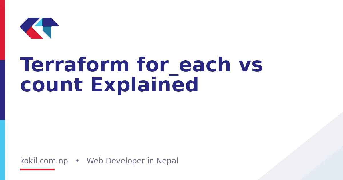 Terraform for_each vs count Explained