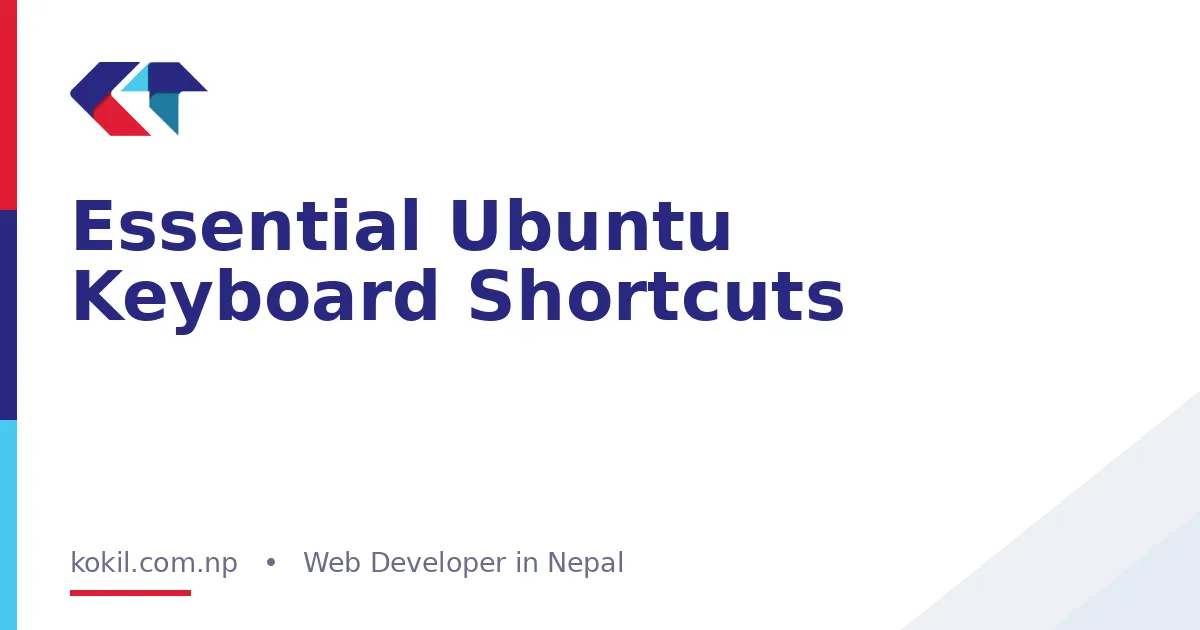 Essential Ubuntu Keyboard Shortcuts