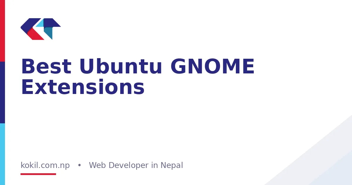 Best Ubuntu GNOME Extensions