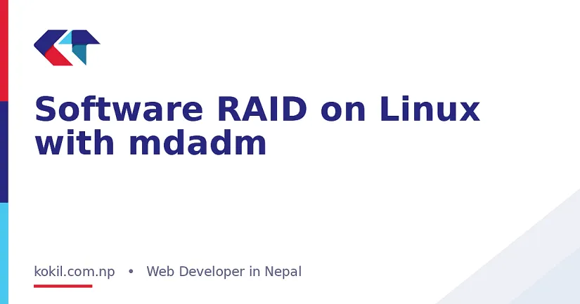 Software RAID on Linux with mdadm