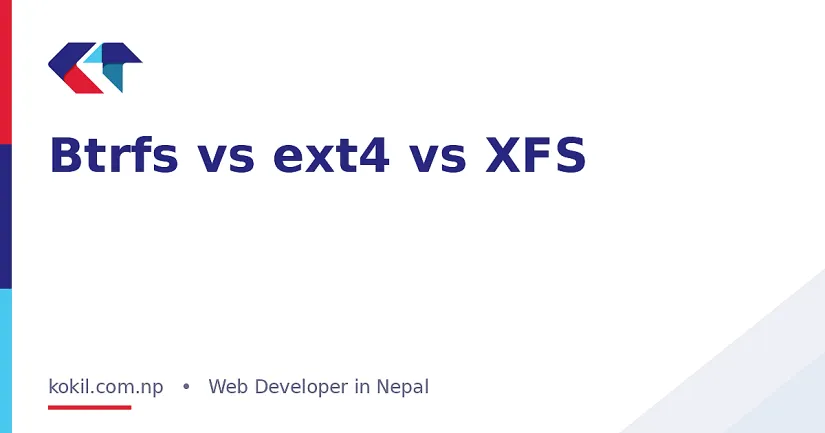 Btrfs vs ext4 vs XFS