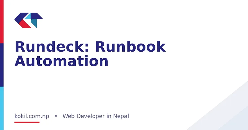 Rundeck: Runbook Automation