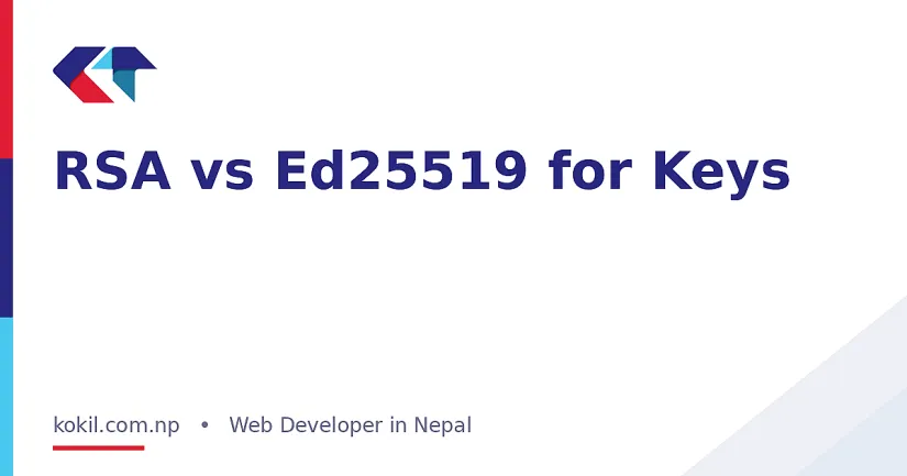 RSA vs Ed25519 for Keys