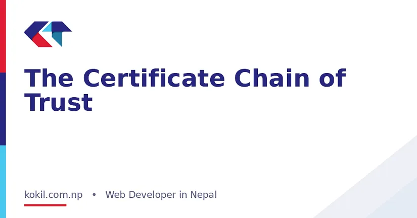 The Certificate Chain of Trust