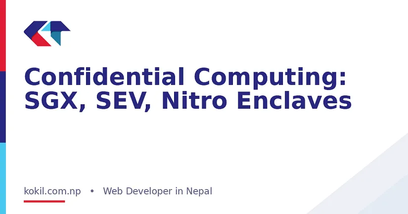 Confidential Computing: SGX, SEV, Nitro Enclaves