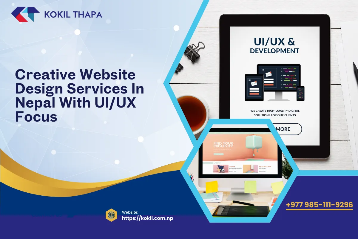 Creative Website Design Services in Nepal with UX/UI