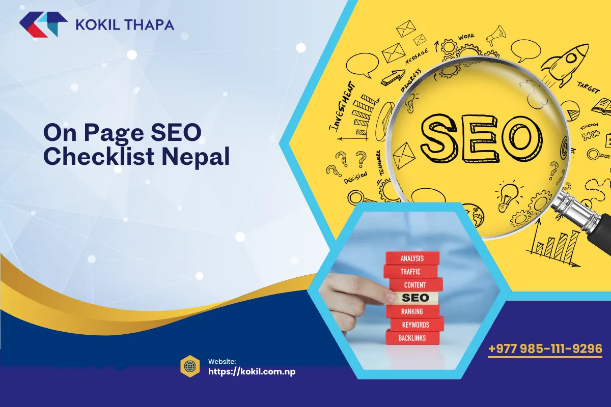 On-Page SEO Checklist Nepal 2026 &mdash; Complete Guide for Nepali Websites